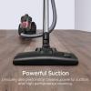 imageEureka Bagless Canister Vacuum with Washable HEPA Filter 16KPA Suction for CarpetsHard Floors Compact Design with 3 Cleaning Tools 2Motor Household Vacuum Lightweight and Easy ManeuverableRed
