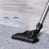imageEureka Bagless Canister Vacuum with Washable HEPA Filter 16KPA Suction for CarpetsHard Floors Compact Design with 3 Cleaning Tools 2Motor Household Vacuum Lightweight and Easy ManeuverableW Filter  Blue