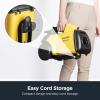 imageEureka Canister Vacuum Cleaner Lightweight Vacuum Cleaner for Carpets and Hard Floors NEN170 Pet Friendly vaccum Cleaner with with HEPA Filter and 4 dust Bags Silver with GreenYellow
