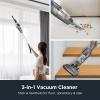 imageEureka Corded Stick Vacuum Cleaner for Home Pet Hair Lightweight Stick Vacuum Cleaner with Powerful Suction for Carpet Tile and Hard Floor Aqua Blue 3in1 Handheld Vac NES100Blue