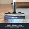 imageEureka Corded Stick Vacuum Cleaner for Home Pet Hair Lightweight Vacuum Cleaner with Powerful Suction for Carpet Tile and Hard Floor Blue NES520BL 2in1 Flash Handheld Vac