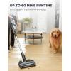 imageEureka Cordless Vacuum Cleaner Stick Vacuum for Home Pet Hair Carpet Hardfloor Powerful Suction Dual LED Headlights 180 Flexible Brush Head 60 Mins Runtime Black