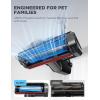 imageEureka Cordless Vacuum Cleaner Stick Vacuum for Home Pet Hair Carpet Hardfloor Powerful Suction Dual LED Headlights 180 Flexible Brush Head 60 Mins Runtime Black