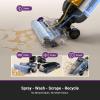 imageEureka Cordless Wet Dry Vacuum Cleaner Self Cleaning Vacuum and Mop Combo Good for Hard Floors Pet Hair Sticky Messes RapidWash NEW430BL BluePurple