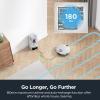 imageEureka E10s Robot Vacuum with Bagless Self Emptying Station Robotic Vacuum and Mop Combo 45Day Capacity 4000Pa Suction for Pet Hair CarpetampampFloor Auto Lifting Mop App Control WhiteWhite