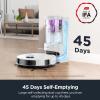 imageEureka E10s Robot Vacuum with Bagless Self Emptying Station Robotic Vacuum and Mop Combo 45Day Capacity 4000Pa Suction for Pet Hair CarpetampampFloor Auto Lifting Mop App Control WhiteWhite