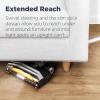 imageEureka Flash Lightweight Stick Vacuum Cleaner 15KPa Powerful Suction 2 in 1 Corded Handheld Vac for Hard Floor and Carpet Black