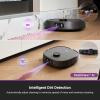 imageEureka J20 Robot Vacuum Self Emptying 8000Pa Suction Auto Mop Washing ampamp Hot Air Drying3D Obstacle Avoidance Cycling BeltMop DesignBlack