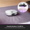 imageEureka J20 Robot Vacuum Self Emptying 8000Pa Suction Auto Mop Washing ampamp Hot Air Drying3D Obstacle Avoidance Cycling BeltMop DesignWhite