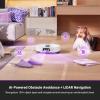 imageEureka J20 Robot Vacuum Self Emptying 8000Pa Suction Auto Mop Washing ampamp Hot Air Drying3D Obstacle Avoidance Cycling BeltMop DesignWhite