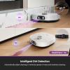 imageEureka J20 Robot Vacuum Self Emptying 8000Pa Suction Auto Mop Washing ampamp Hot Air Drying3D Obstacle Avoidance Cycling BeltMop DesignWhite