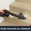 imageEureka Lightweight Cordless Stick Vacuum Cleaner Convenient for Hard Floors Rechargeable Handheld Vacuum Cleaner Portable with Powerful Motor Efficient Suction NEC101 Rose RedRose Red