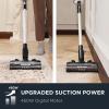 imageEureka Lightweight Cordless Vacuum Cleaner with LED Headlights 450W Powerful BLDC Motor Convenient Stick and Handheld Vac Removable Battery for MultiFlooring Altitude Deluxe  Extra RedRed