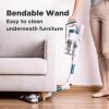 imageEureka NEC185 Cordless Stick Vacuum Cleaner Convenient for Hard Floors Rechargeable Handheld Vacuum Cleaner Portable with Powerful Motor Efficient SuctionWhite