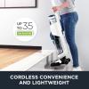 imageEureka NEW500 Cordless Wet Dry Vacuum Cleaner and Mop for MultiSurface Lightweight Hardwood Floors Cleaner with SelfCleaning System Voice prompts and Smart Dirt DetectingWhite