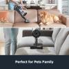 imageEureka Pet Upright Vacuum Cleaner for Carpet and Hard Floor Powerful Bagless Vacuum Cleaner for Home with HEPA Filter and Pet Tool OmniVerse NEU801BL with QuickShift Technology Blue