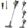 imageEureka Lightweight Cordless Stick Vacuum Cleaner Convenient for Hard Floors Rechargeable Handheld Vacuum Cleaner Portable with Powerful Motor Efficient Suction NEC101 Rose RedMoss Green