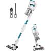 imageEureka NEC185 Cordless Stick Vacuum Cleaner Convenient for Hard Floors Rechargeable Handheld Vacuum Cleaner Portable with Powerful Motor Efficient SuctionWhite