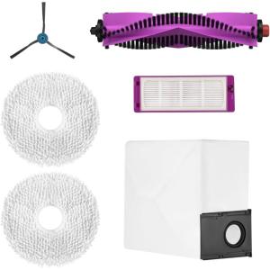 imageAuthentic Accessories kit Side Brush1 Mop Pad2 Roller Brush1 Filter1 and Dust Bag1capatible for Eureka J15 Pro Ultra Robot vacuum cleaner