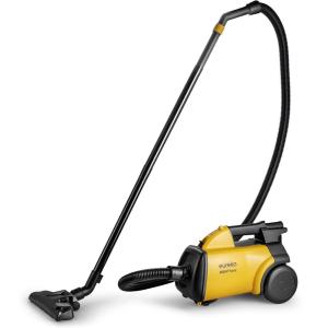 imageEureka Canister Vacuum Cleaner Lightweight Vacuum Cleaner for Carpets and Hard Floors NEN170 Pet Friendly vaccum Cleaner with with HEPA Filter and 4 dust Bags Silver with GreenYellow