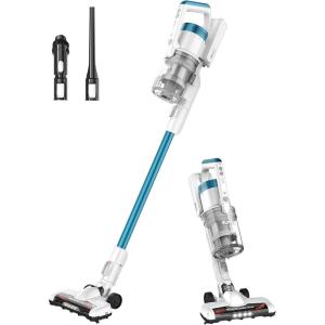 imageEureka NEC180 RapidClean Pro Cordless Stick and Handheld Vacuum Cleaner for Hard Floors BatteryOperated Portable Vacuum Cleaner with Maximum Efficiency Powerful Suction White