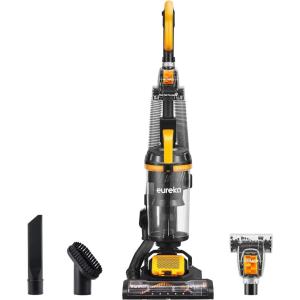 imageEureka Powerful Upright Vacuum Cleaner for Carpet and Floor Household Upright Vacuum Cleaner for Home Pets Bagless Lightweight Upright Vacuum MaxSwivel Pro NEU350 with Pet Tool Yellow