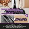 imageEureka Cordless Stick Vacuum Cleaner 350W Suction 60Min Runtime AntiTangle Brushroll Intelligent Sensing Technology Rechargeable Ideal for Pet Hair HardFloors ampamp Carpets ReactiSense 440Black