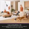 imageEureka Cordless Stick Vacuum Cleaner 350W Suction 60Min Runtime AntiTangle Brushroll Intelligent Sensing Technology Rechargeable Ideal for Pet Hair HardFloors ampamp Carpets ReactiSense 440Black