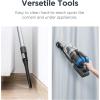 imageEureka Lightweight Cordless Vacuum Cleaner High Efficiency Powerful Motor LED Headlights Convenient Stick and Handheld Vac BlackGray