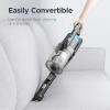 imageEureka Lightweight Cordless Vacuum Cleaner High Efficiency Powerful Motor LED Headlights Convenient Stick and Handheld Vac BlackGray