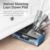 imageEureka Lightweight Cordless Vacuum Cleaner High Efficiency Powerful Motor LED Headlights Convenient Stick and Handheld Vac BlackGray
