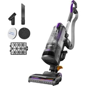 imageEureka FlexReach Powerful Upright Vacuum Cleaner for Carpet and Hard Floor LiftAway Vacuum with Large Dust Cup AntiTangle NEU651PL Purple