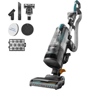 imageEureka FlexReach Plus Bagless Upright Vacuum Cleaner for HomePet Vacuum for Carpet and Hard Floor LiftUp Vacuum with Flooring Type Sensor HEPA FilterAntiTangle NEU652 Green