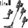 imageEureka Cordless Stick Vacuum Cleaner 350W Suction 60Min Runtime AntiTangle Brushroll Intelligent Sensing Technology Rechargeable Ideal for Pet Hair HardFloors ampamp Carpets ReactiSense 451