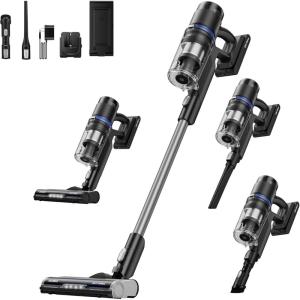 imageEureka Cordless Stick Vacuum Cleaner 350W Suction 60Min Runtime AntiTangle Brushroll Intelligent Sensing Technology Rechargeable Ideal for Pet Hair HardFloors ampamp Carpets ReactiSense 451