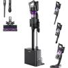 imageEureka Cordless Vacuum Cleaner Lightweight Stick Vacuum Rechargeable for Hardwood Pet Hair Blue wClean Station Stylus Elite NEC490SE